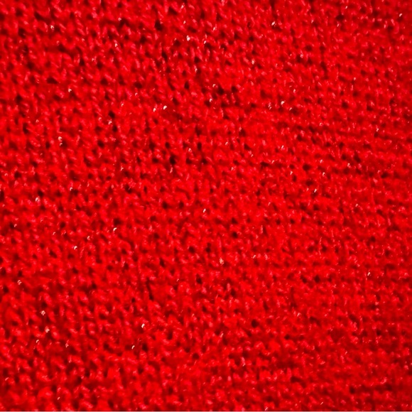 Laura Scott Red Shimmer Cowl Neck Knit Sweater Size 3XL - Picture 7 of 13
